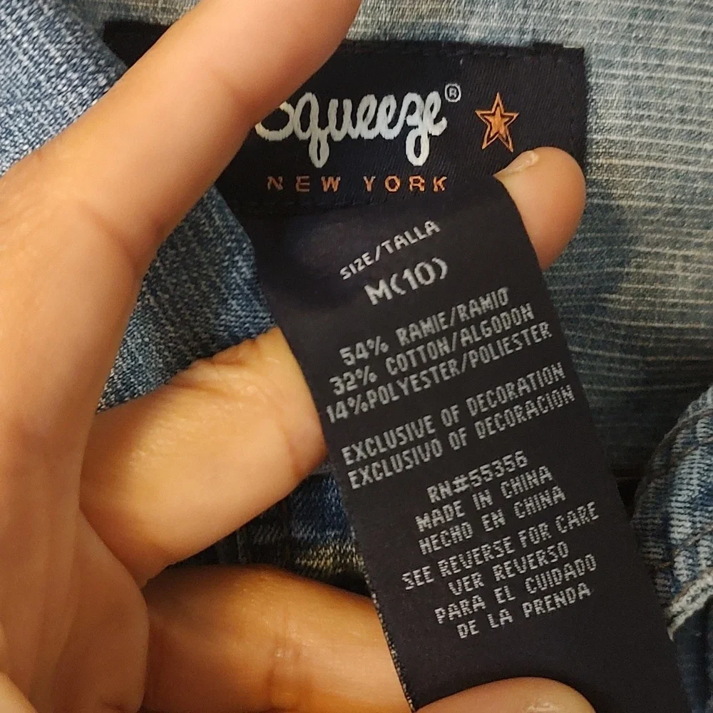 NWOT Girl Jean Jacket